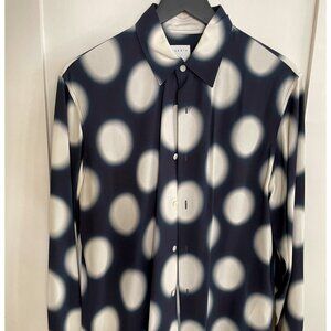 Sandro Polka Dot Silk Button down